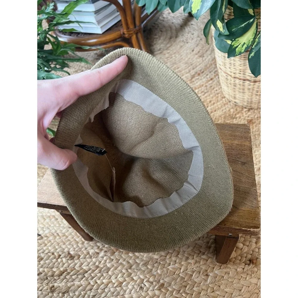 Vintage August Silk Retro Y2K Daisy Wool Bucket Hat‎
